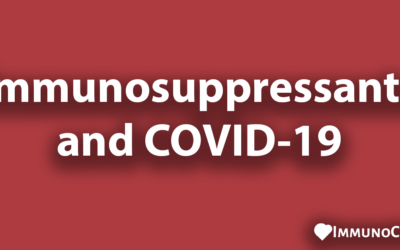 Immunosuppressants and COVID-19